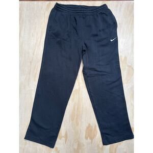 Nike Open-Hem Fleece black Pants Men's size XL